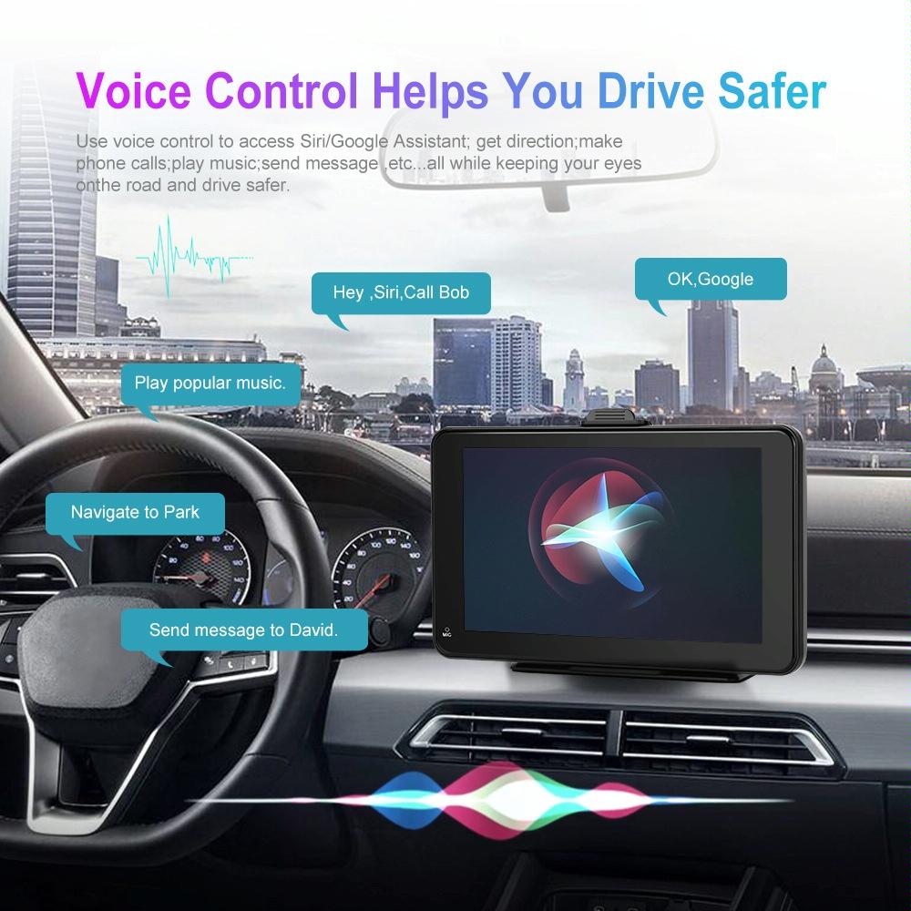 7 Inch Hd Smart Screen Carplay + Android Auto + Android - 32G