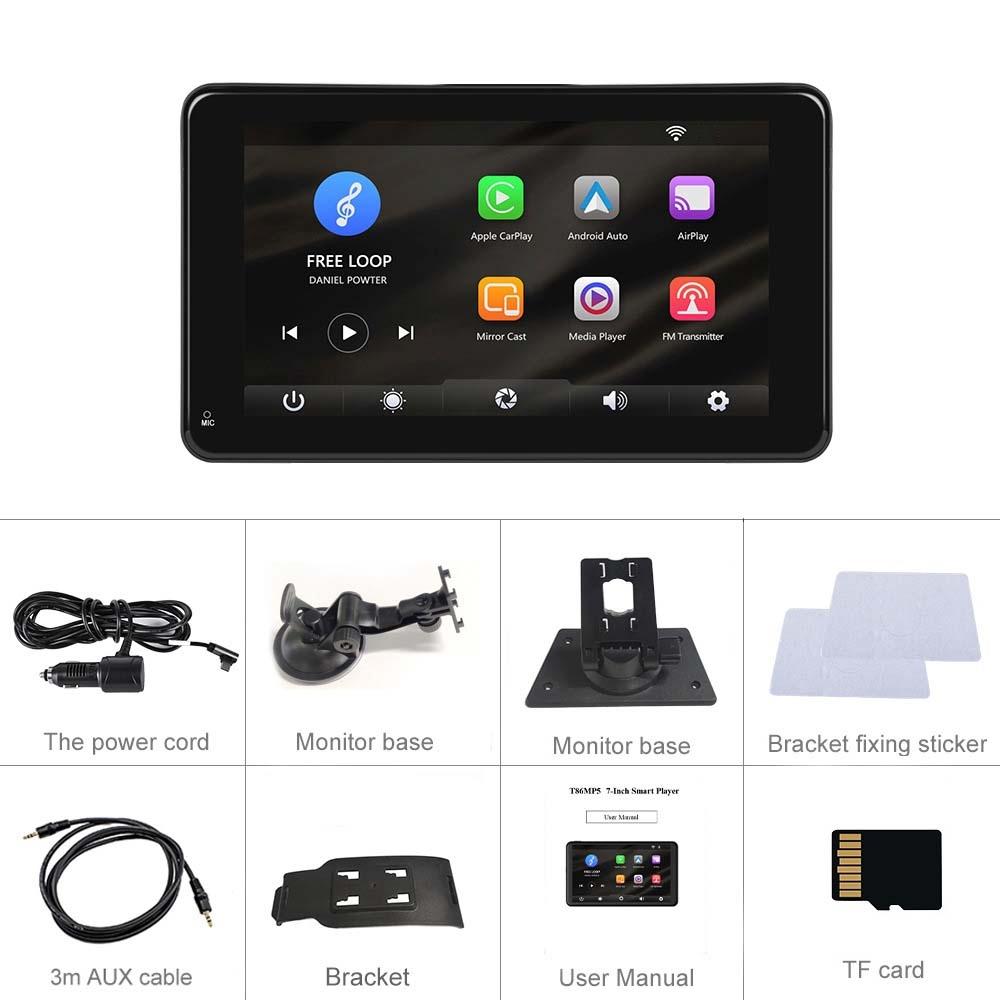 7 Inch Hd Smart Screen Carplay + Android Auto + Android - 64Gb