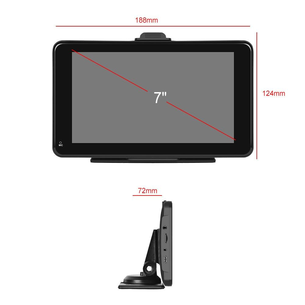7 Inch Hd Smart Screen Carplay + Android Auto + Android - 64Gb