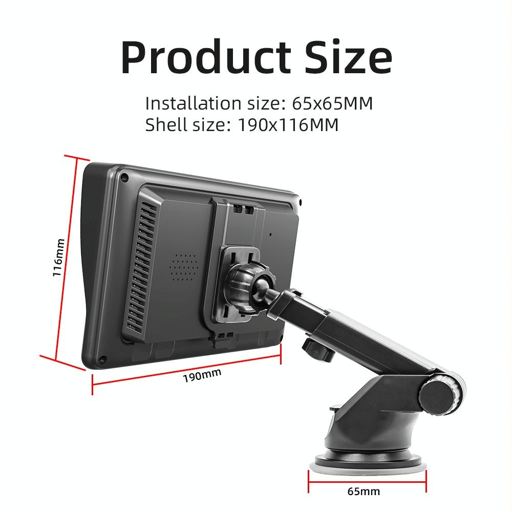 7 Inch Car Mp5 Player W / Carplay & Android Auto - Black