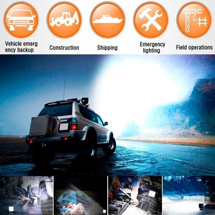 18W Epistar 6 Led Car Work Lamp Bar Light Waterproof Ip67 Dc 10 - 30V - Dc 10-30V