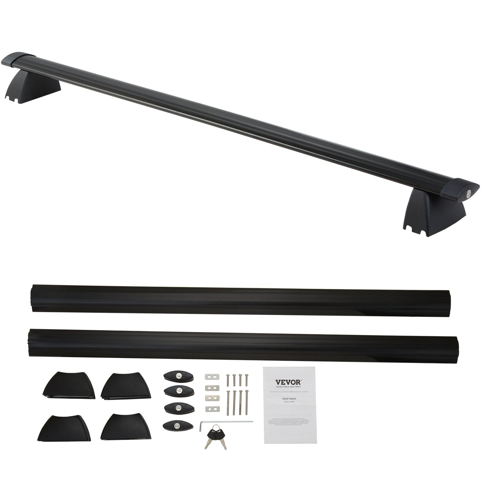 VEVOR Roof Rack Crossbar for JEEP GRAND CHEROKEE 2011-2021 Aluminum with Lock